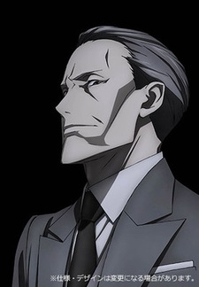 Postac z Joker Game na monochromatycznej okladce dodatku Kuroneko