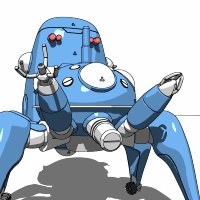Ghost in the Shell: Stand Alone Complex 2nd GIG - Tachikomatic Days — okładka anime