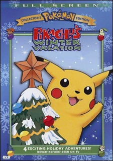 Pokémon: Pikachu's Winter Vacation — okładka anime