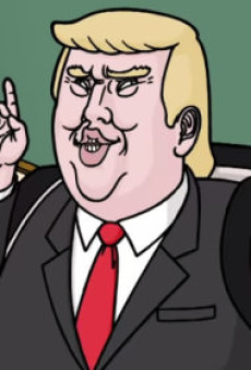 Hey, President Trap-kun! — okładka anime