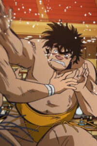 Rowdy Sumo Wrestler Matsutaro — okładka anime