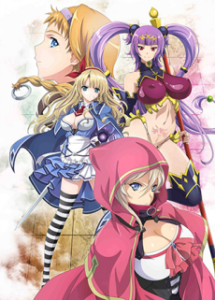 Queen’s Blade: Grimoire — okładka anime