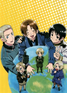Hetalia Axis Powers: Paint it, White! — okładka anime