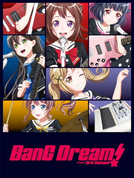 BanG Dream! 3rd Season — okładka anime