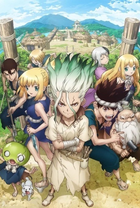 Dr. STONE — okładka anime