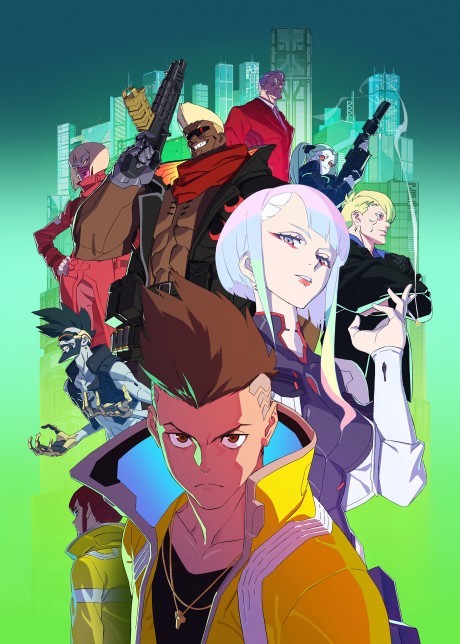 Cyberpunk: Edgerunners — okładka anime