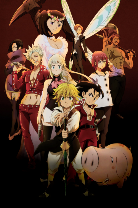 The Seven Deadly Sins — okładka anime