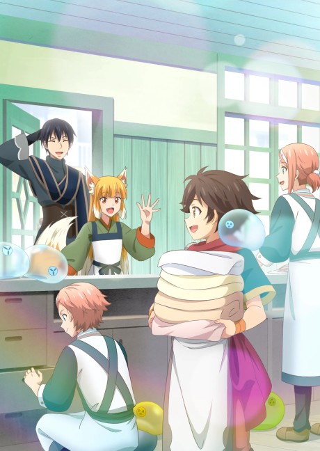 Drug Store in Another World - The Slow Life of a Cheat Pharmacist — okładka anime