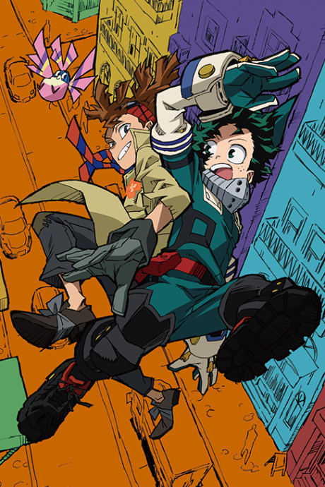 Boku no Hero Academia THE MOVIE: World Heroes' Mission - Tabidachi — okładka anime