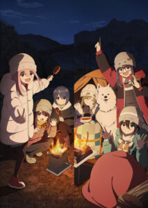 Laid-Back Camp Season 3 — okładka anime