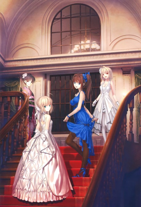 Fate/strange Fake -Whispers of Dawn- — okładka anime