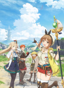 Atelier Ryza: Ever Darkness & the Secret Hideout The Animation — okładka anime