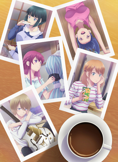 The Café Terrace and Its Goddesses Season 2 — okładka anime