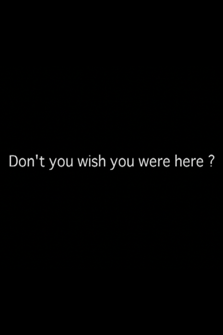 Don’t you wish you were here? — okładka anime