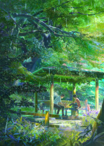 The Garden of Words — okładka anime