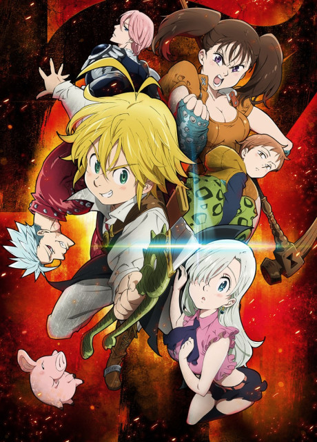The Seven Deadly Sins — okładka anime