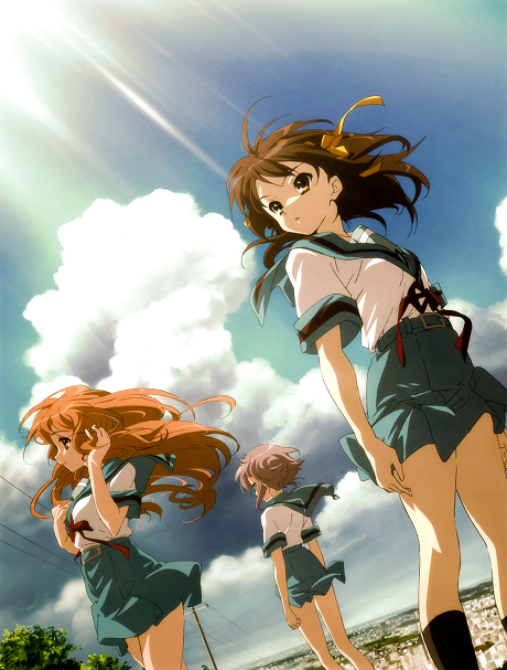 The Girl Who Leapt Through Time — okładka anime