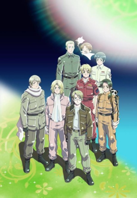 Hetalia Axis Powers: Paint it, White! — okładka anime