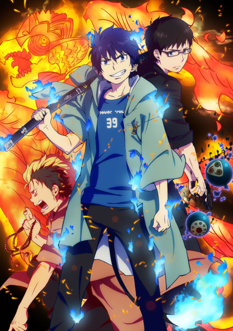 Blue Exorcist — okładka anime