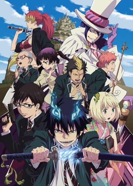 Blue Exorcist — okładka anime