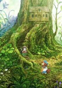 Hakumei and Mikochi — okładka anime