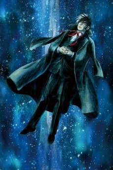 Black Jack unoszący się na tle gwiaździstego nieba — okładka anime