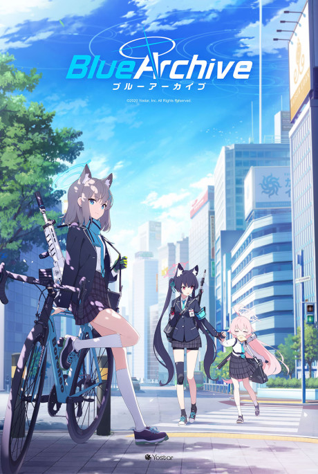 blue archive anime pvs okladka