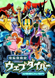 Brain Adventure Record Webdiver — okładka anime