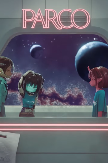 ginga tokkyuu milky subway parco original animation okladka