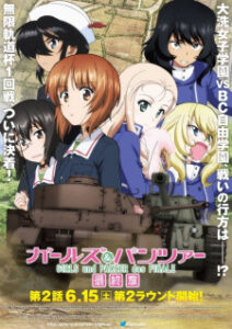 Girls und Panzer das Finale - Part 2 — okładka anime