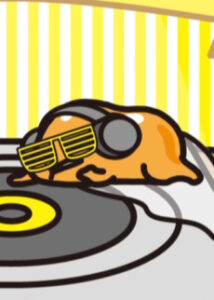 gudetama put your hands up okladka