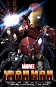 Iron Man: Rise of Technovore — okładka anime