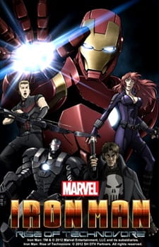 Okładka anime Iron Man: Rise of Technovore