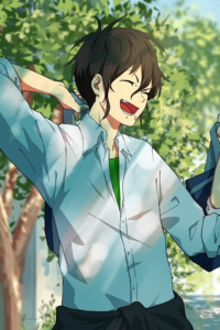 Kakkoyoku Naritai — okładka anime