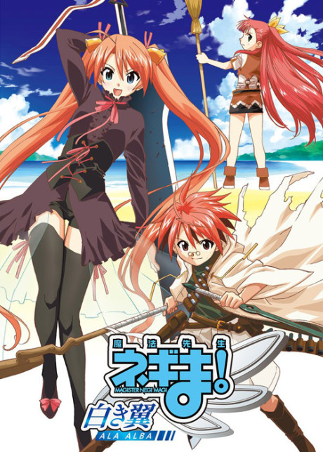 mahou sensei negima shiroki tsubasa ala alba okladka