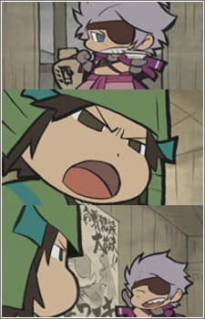 Okładka anime Mini Sengoku Basara: Chousokabe-kun to Mouri-kun