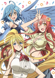Monster Musume Everyday Life With Monster Girls: Hobo Mainichi Oo! Namappoi Douga — okładka anime