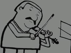 papa no violin okladka