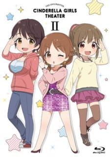 Idolki Cinderella Girls w chibi stylistyce na okładce odcinków specjalnych