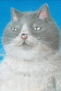 the sad and fat cat okladka